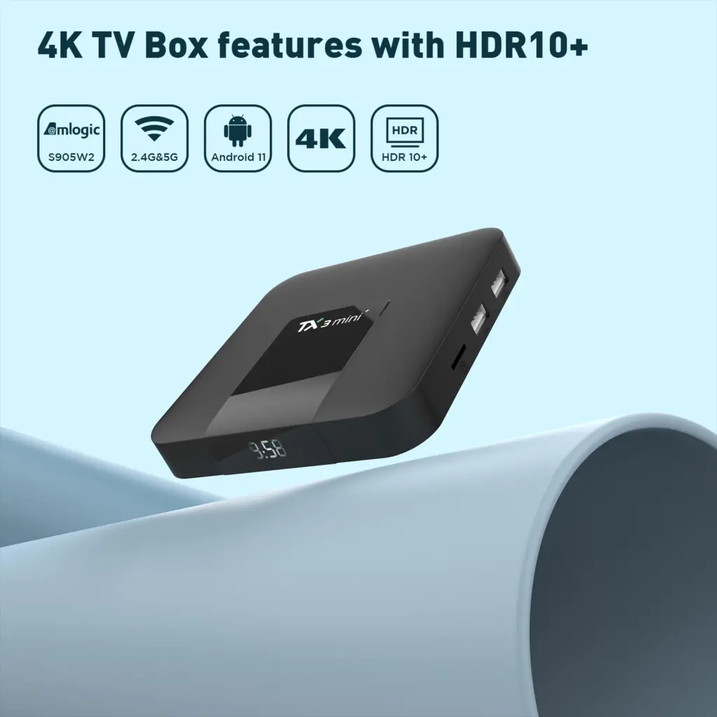 TX3 mini+ Smart Amlogic S905W2 Customized Android TV Box china shenzhen original Set Top Box factory