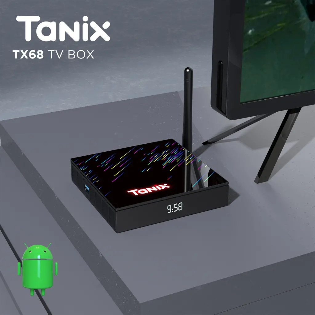 TX68 Smart Allwinner H618 Customized Android TV Box Set Top Box Tanix original china factory