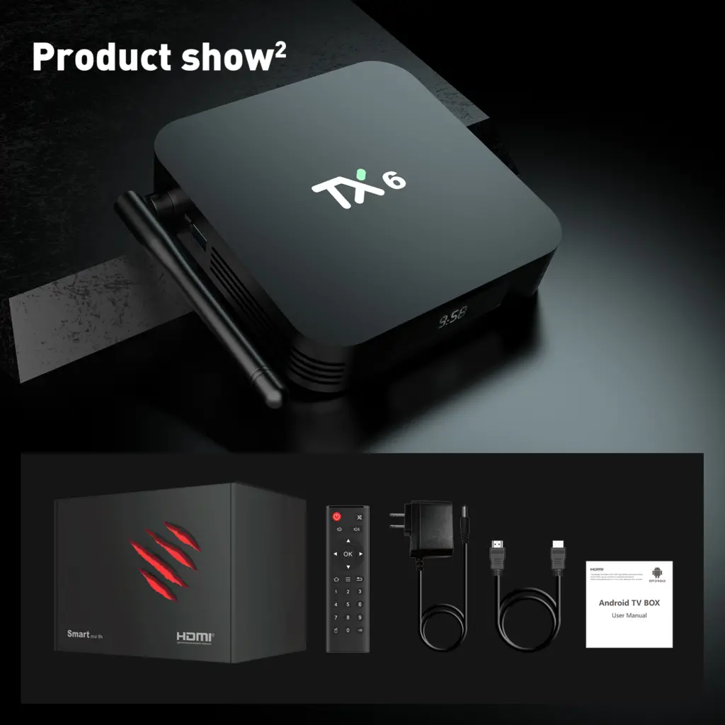 Tanix TX6 Smart Allwinner H616 Customized Android TV Box Set Top Box