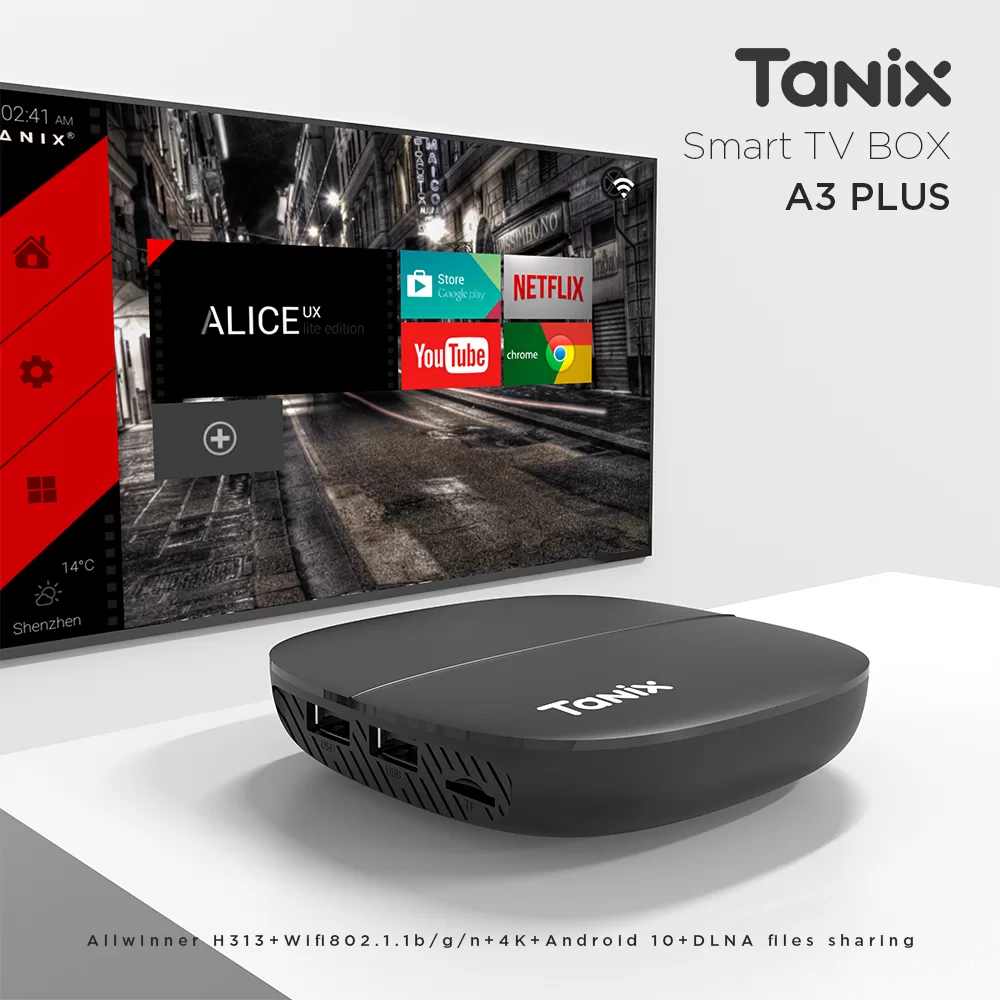 A3 Smart Allwinner H313 Customized Android TV Box Set Top Box