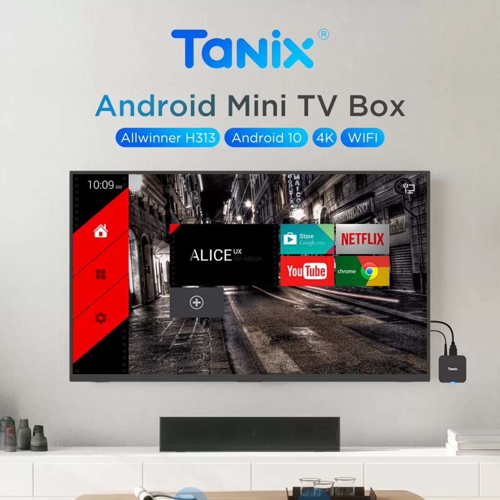 TX1 Smart Android Mini TV Box Allwinner H618 Set Top Box