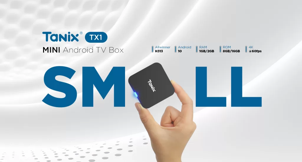 Tanix mini android tv box TX1 allwinner H313 Set Top Box