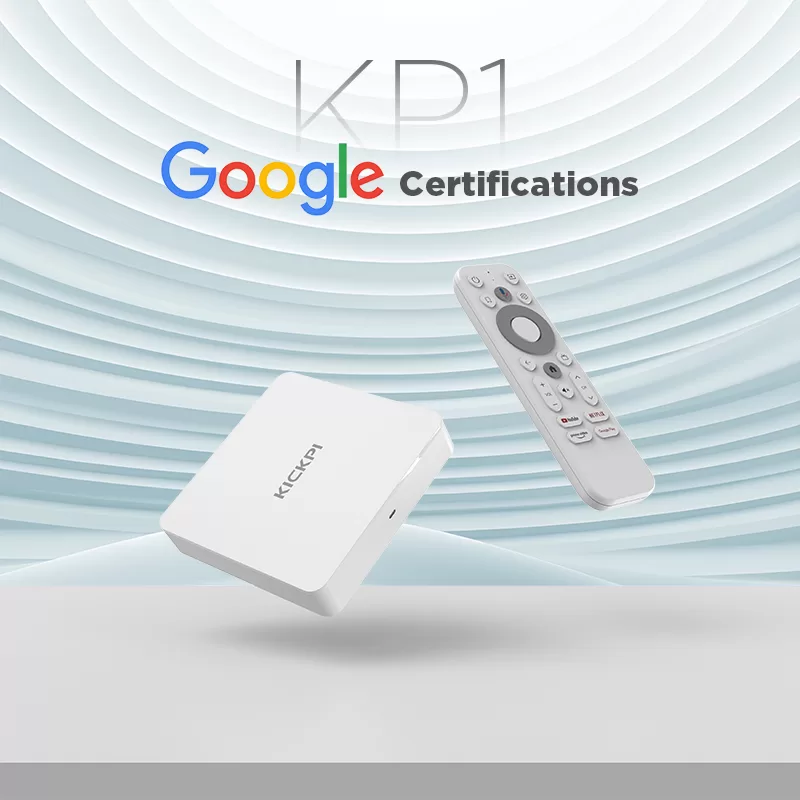 Google TV Box-KICKPI KP1 4K HDR Google Certified TV Box with Dolby Atmos Voice Control 4K Netflix