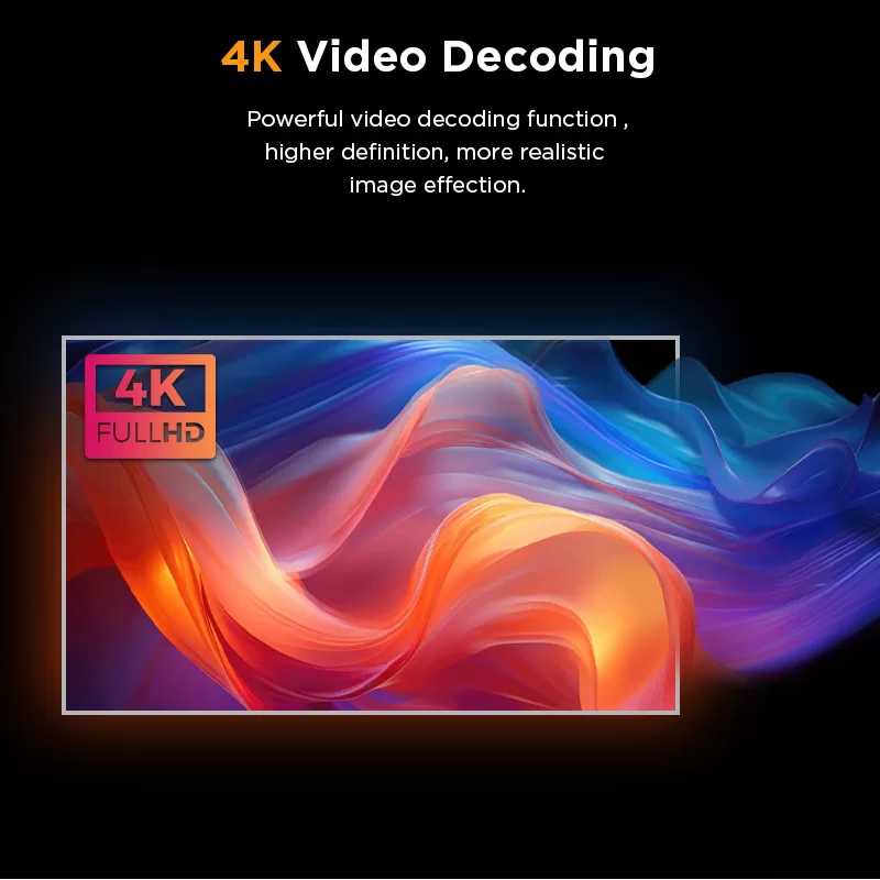 Android TV Stick-4K Video Decoding Powerful video decoding function ,higher definition, more realistic image effection.