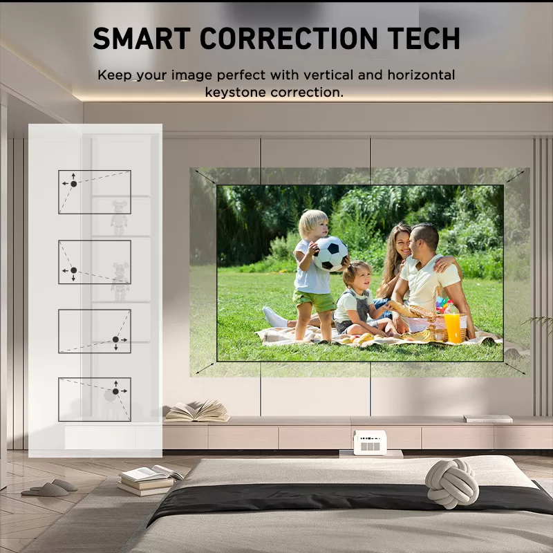 projector supplier-Smart Correction Tech-Tanix TN1 4K Mini Projector RK3566
